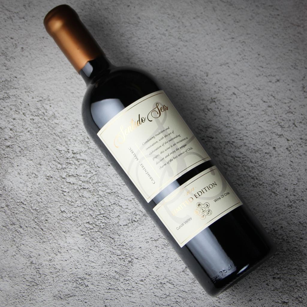 2018七情六欲限量珍藏混酿红葡萄酒 SENTIDO SEIS Limited Edition Carmenere Malbec ...